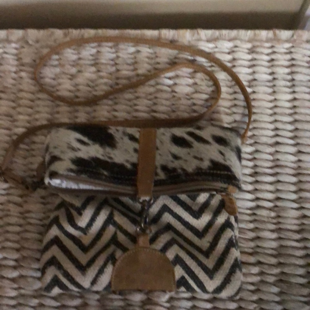 Myra Bag.  Leather and cowhide bag